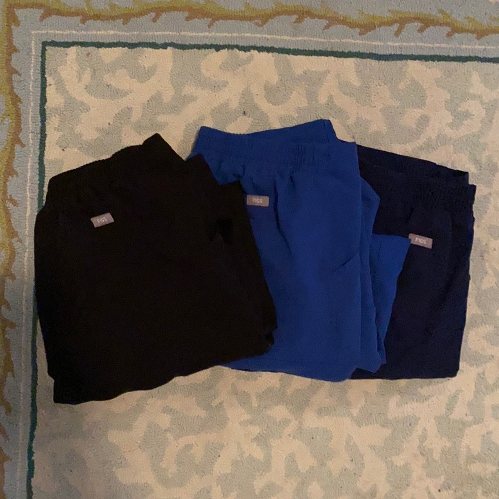 Blue, Black, Nagy Figs Yola Skinny Leg Scrubs